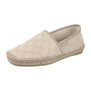 Gucci Women's Beige Canvas Espadrille Slip-On size 38